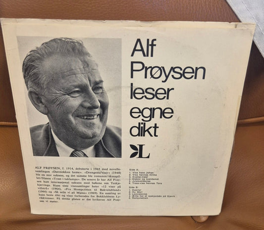 Alf Prøysen leser egne dikt (Bokklubbens Lyrikkserie) - BØR BØRSONS BRUKTHANDEL