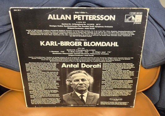 Allan Pettersson / Karl-Birger Blomdahl – Symfoni No 10 / Symfoni No 2 (LP) - BØR BØRSONS BRUKTHANDEL