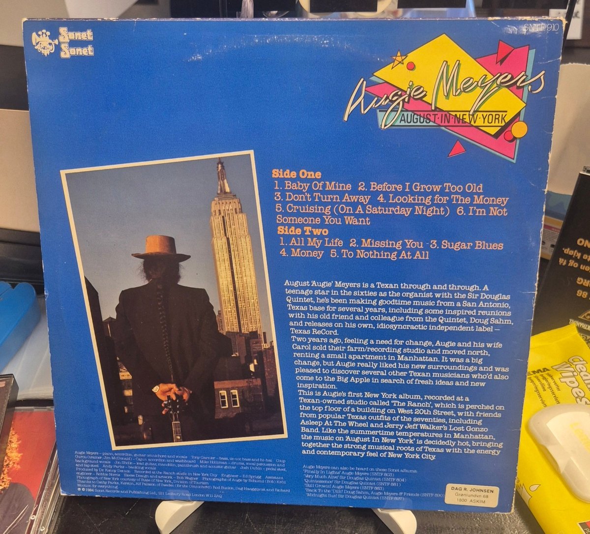 Augie Meyers – August In New York - BØR BØRSONS BRUKTHANDEL