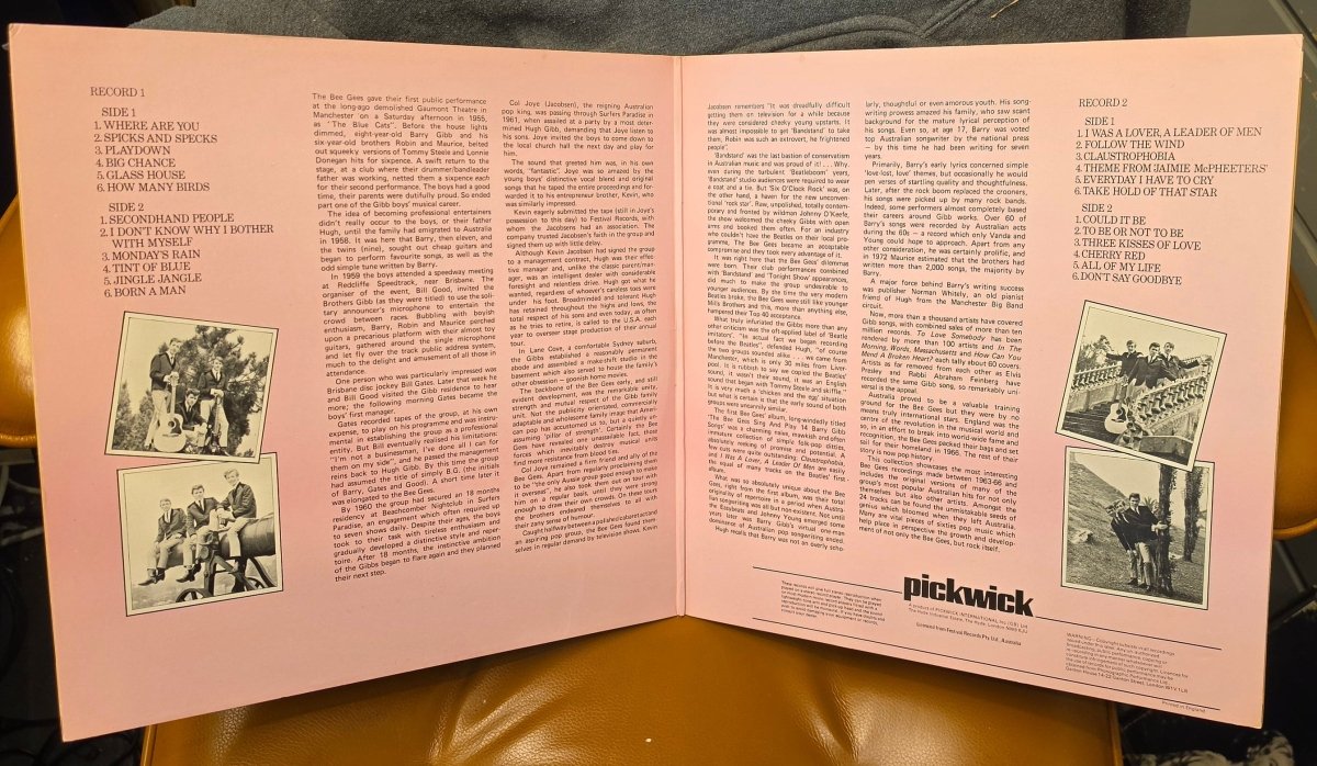 Bee Gees – The Bee Gees Bonanza The Early Days 2LP 1978 Pickwick - BØR BØRSONS BRUKTHANDEL