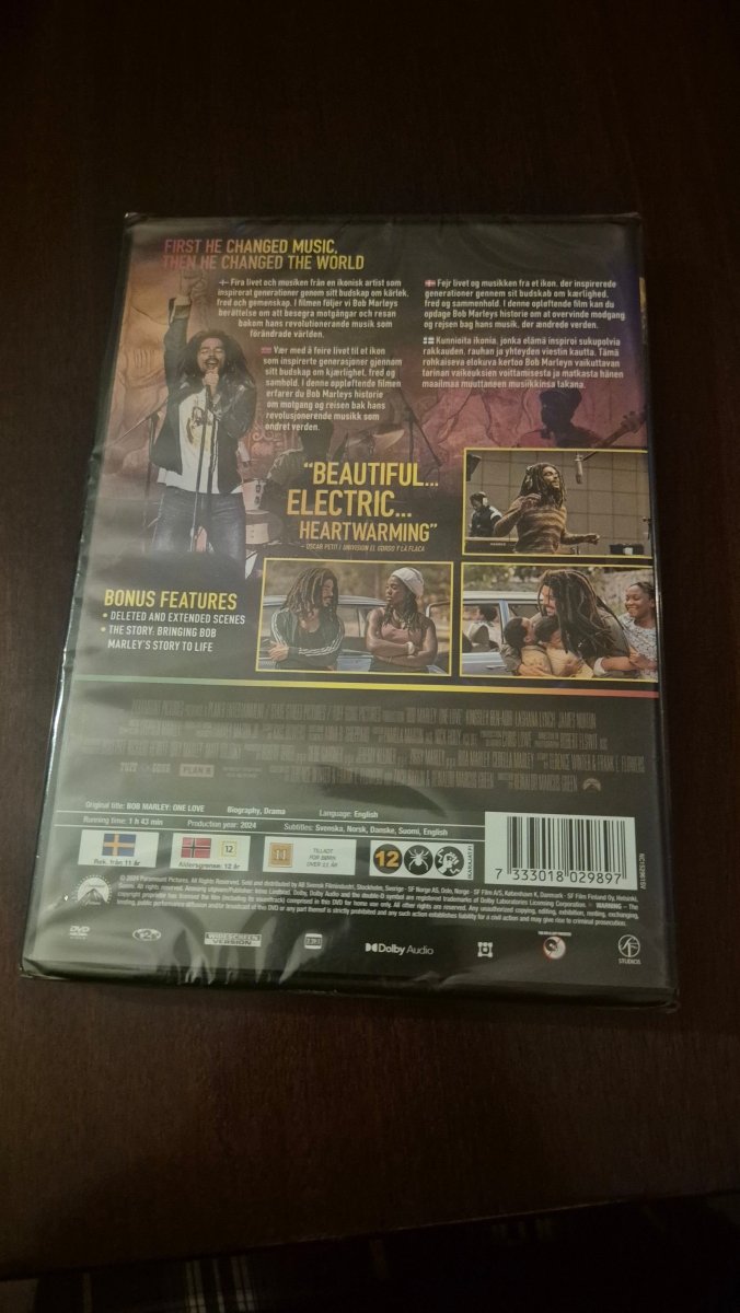 Bob Marley: One Love (DVD, 2024) - BØR BØRSONS BRUKTHANDEL