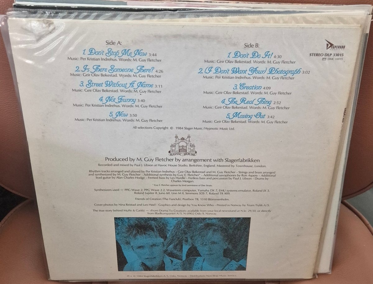 Creation - The Real Thing (Vinyl LP, 1984) - BØR BØRSONS BRUKTHANDEL