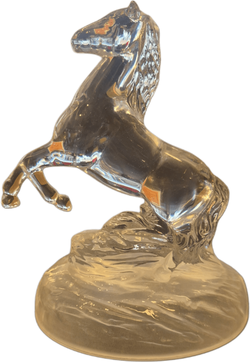 Cristal d'Arques 'Rearing Horse' Krystallfigur - BØR BØRSONS BRUKTHANDEL