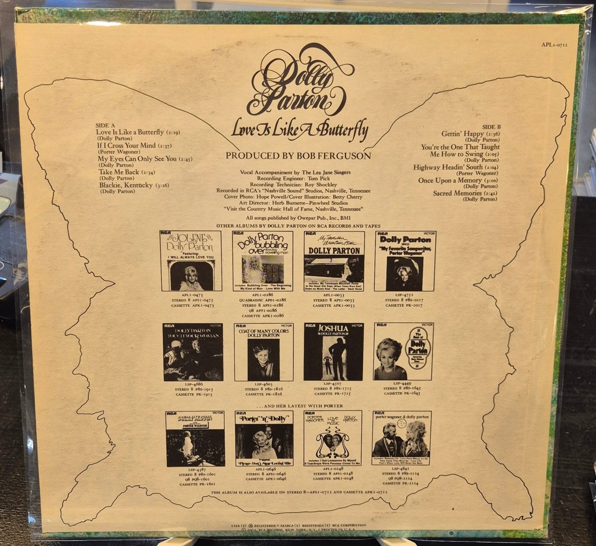 Dolly Parton – Love Is Like a Butterfly - BØR BØRSONS BRUKTHANDEL