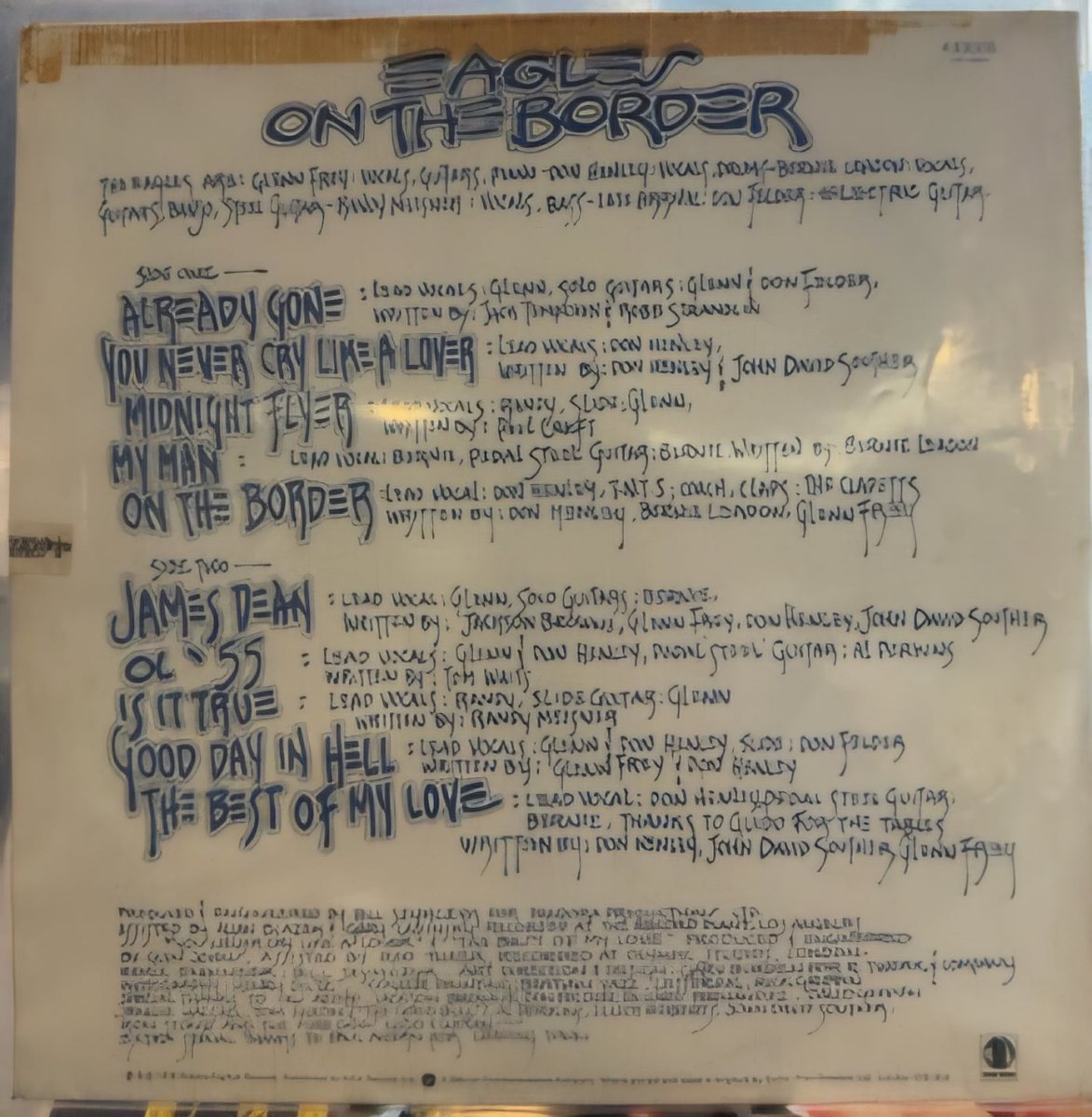 Eagles – On the Border - BØR BØRSONS BRUKTHANDEL