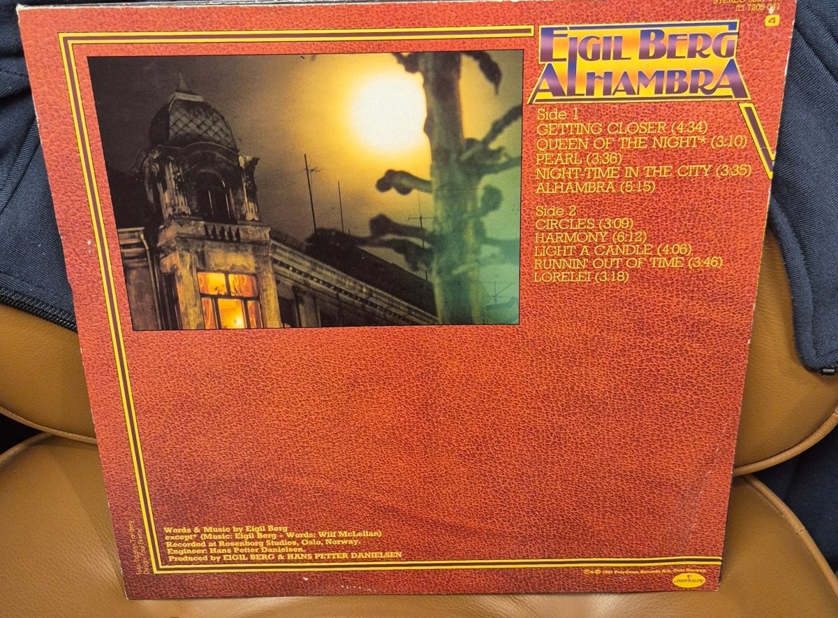 Eigil Berg - Alhambra (LP, 1981) - BØR BØRSONS BRUKTHANDEL