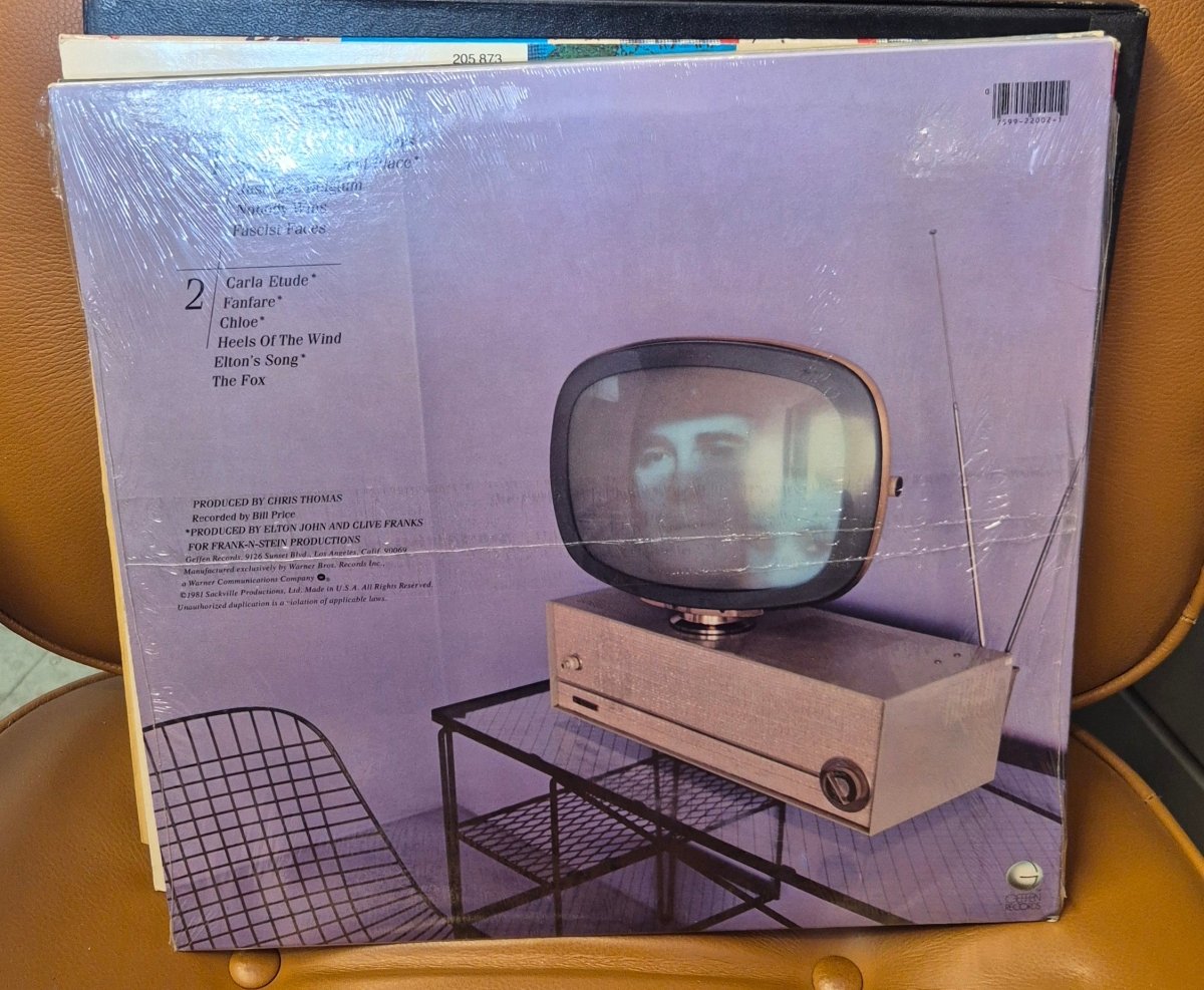 Elton John - The Fox (Vinyl LP, US - utgave) - BØR BØRSONS BRUKTHANDEL