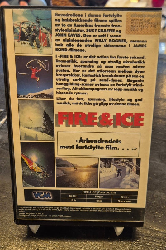 Fire & Ice VHS Big Box - BØR BØRSONS BRUKTHANDEL