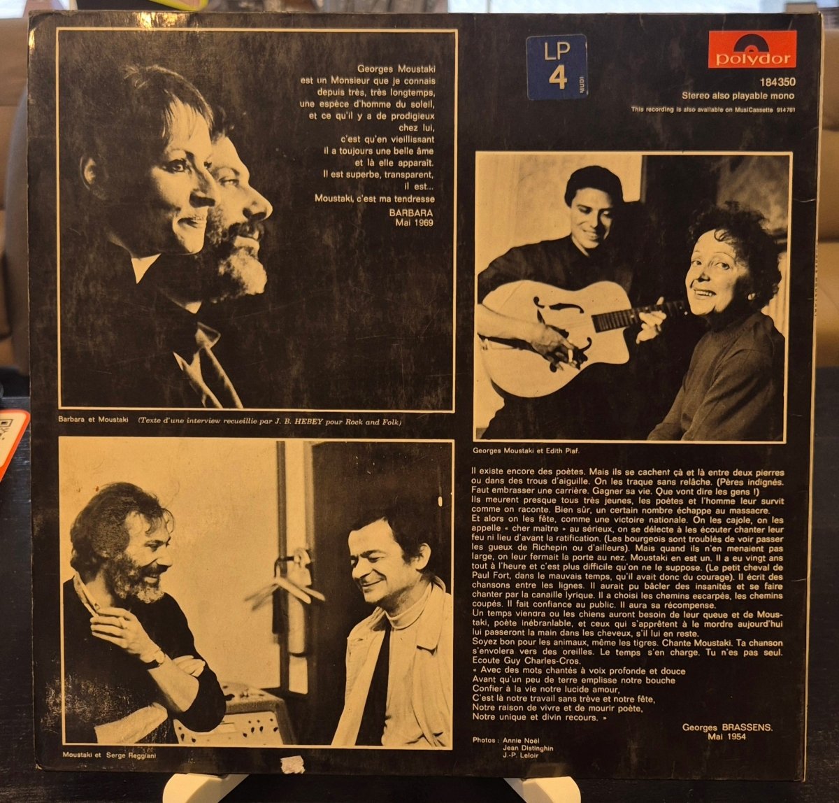 Georges Moustaki - BØR BØRSONS BRUKTHANDEL