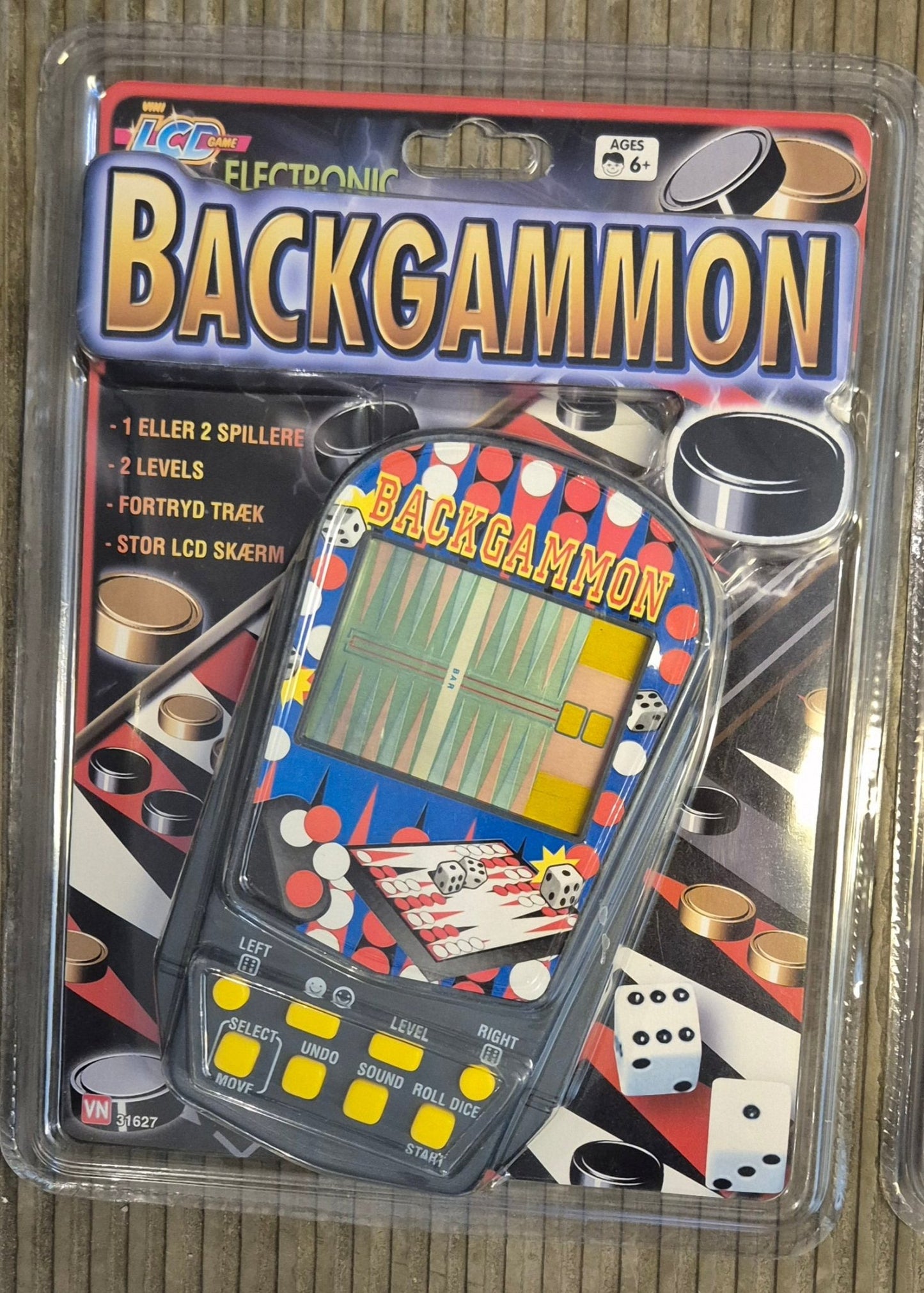 Håndholdt Retro Backgammon - BØR BØRSONS BRUKTHANDEL