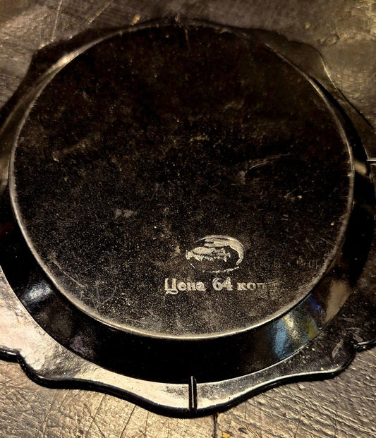 Håndmalt plastbrett fra Sovjet - BØR BØRSONS BRUKTHANDEL