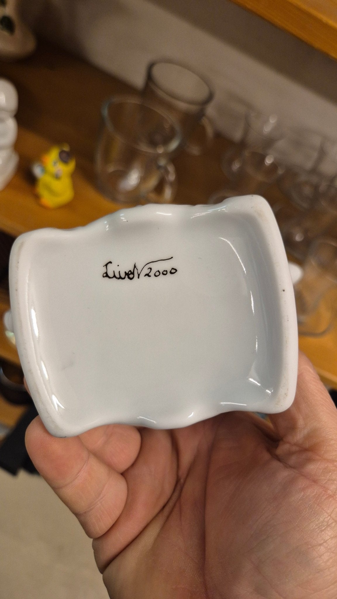 Håndmalt porselensmugge fra Gerold Bavaria - BØR BØRSONS BRUKTHANDEL