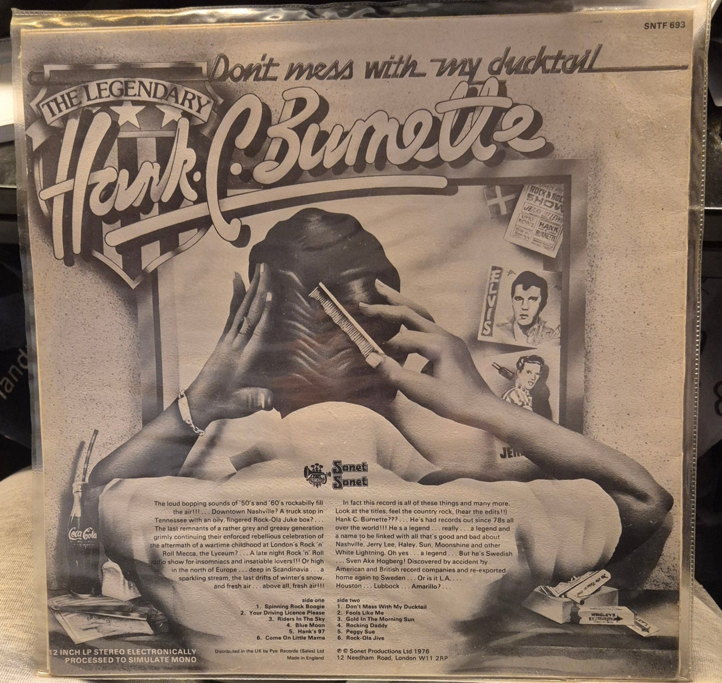 Hank C. Burnette - Don't mess with my ducktail - BØR BØRSONS BRUKTHANDEL