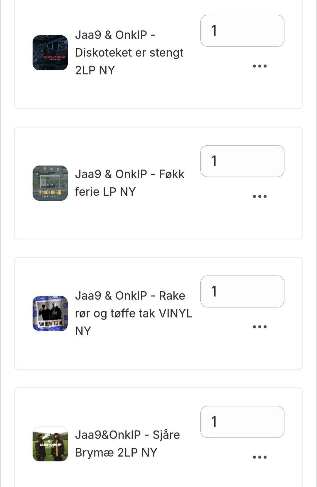 JAA9 & OnklP Bundle - BØR BØRSONS BRUKTHANDEL