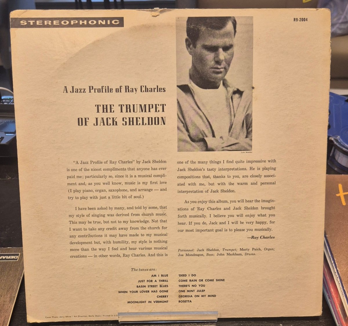 Jack Sheldon – A Jazz Profile of Ray Charles - BØR BØRSONS BRUKTHANDEL