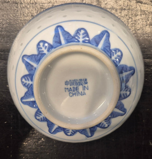 Jingdezhen blå‑hvite porselensskåler (5 små + 5 større) - BØR BØRSONS BRUKTHANDEL