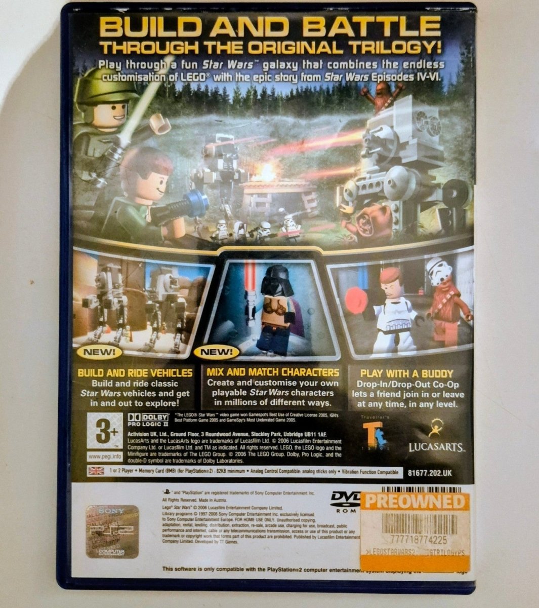 LEGO Star Wars II: The Original Trilogy (PS2) - BØR BØRSONS BRUKTHANDEL