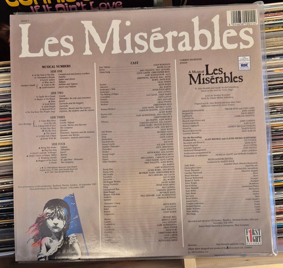Les Misérables - Original London Cast Album (1985) - BØR BØRSONS BRUKTHANDEL
