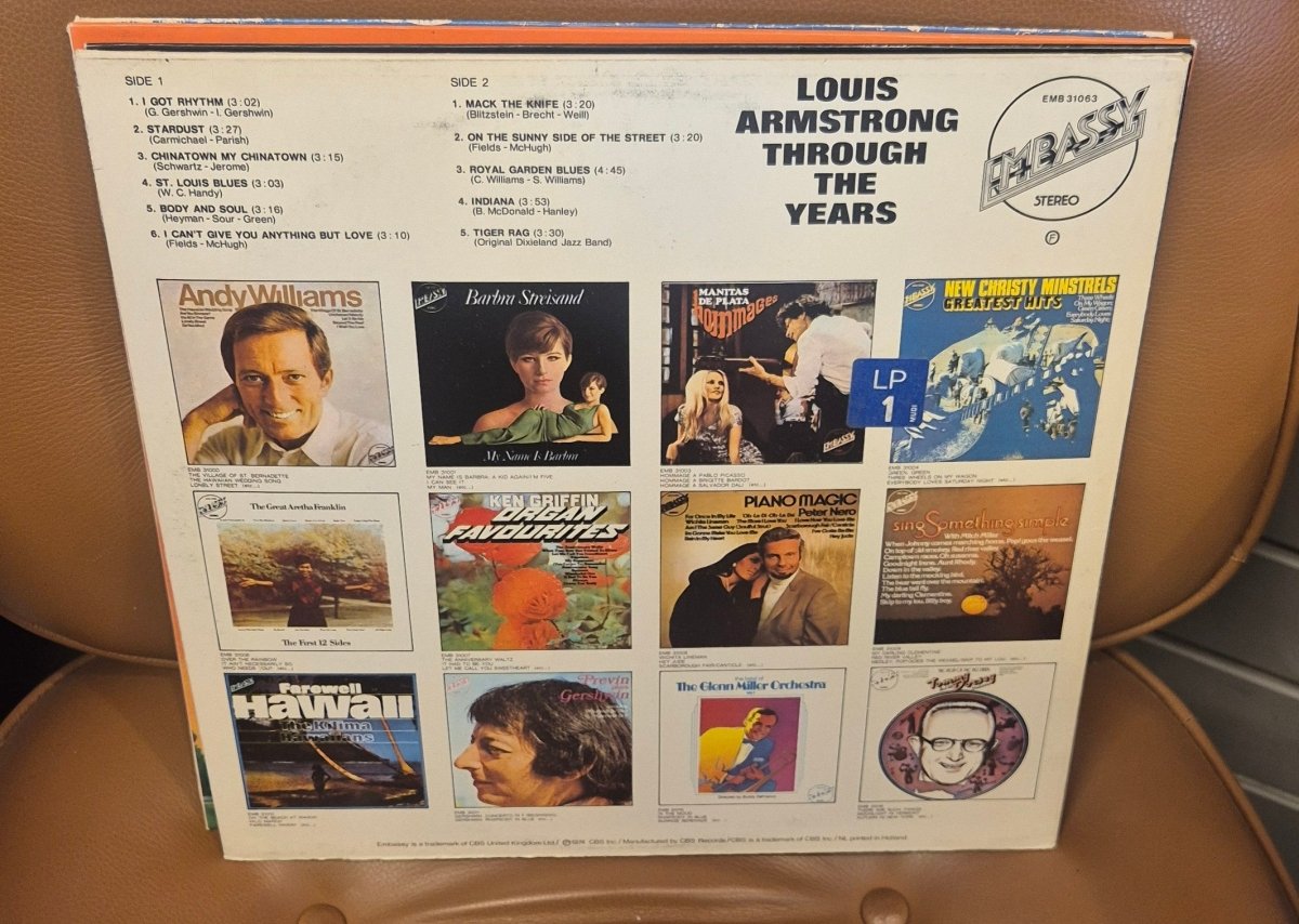 Louis Armstrong - Through the Years (LP, 1974) - BØR BØRSONS BRUKTHANDEL