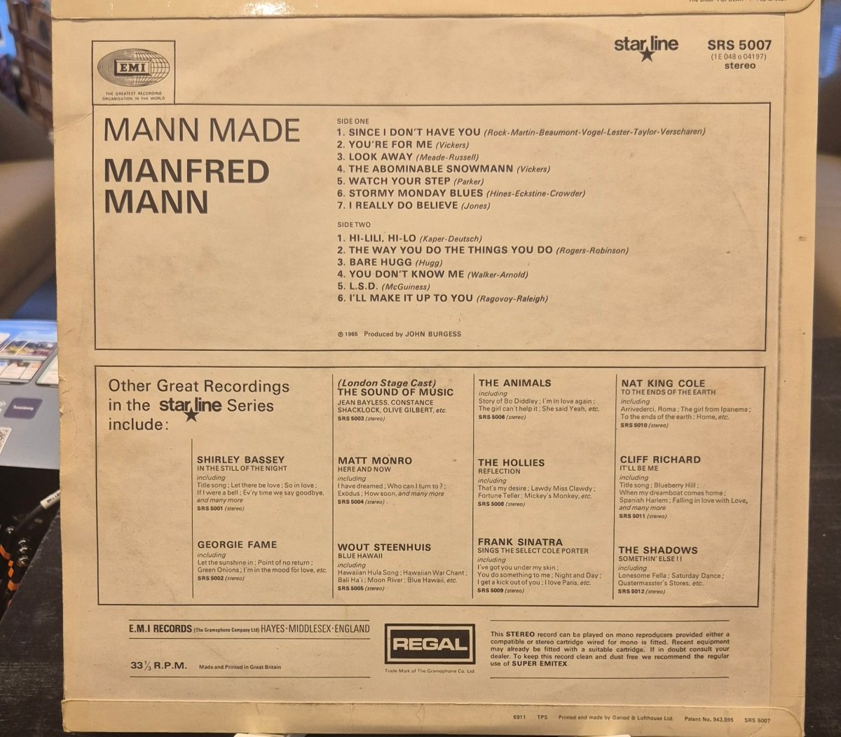 Manfred Mann - Mann Made - BØR BØRSONS BRUKTHANDEL