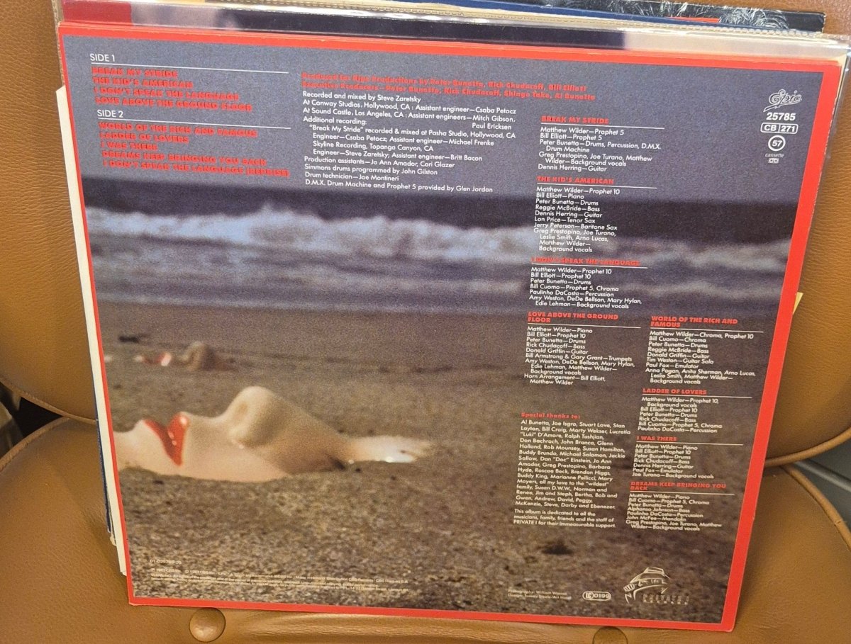 Matthew Wilder - I Don't Speak the Language (1983) Vinyl LP - BØR BØRSONS BRUKTHANDEL