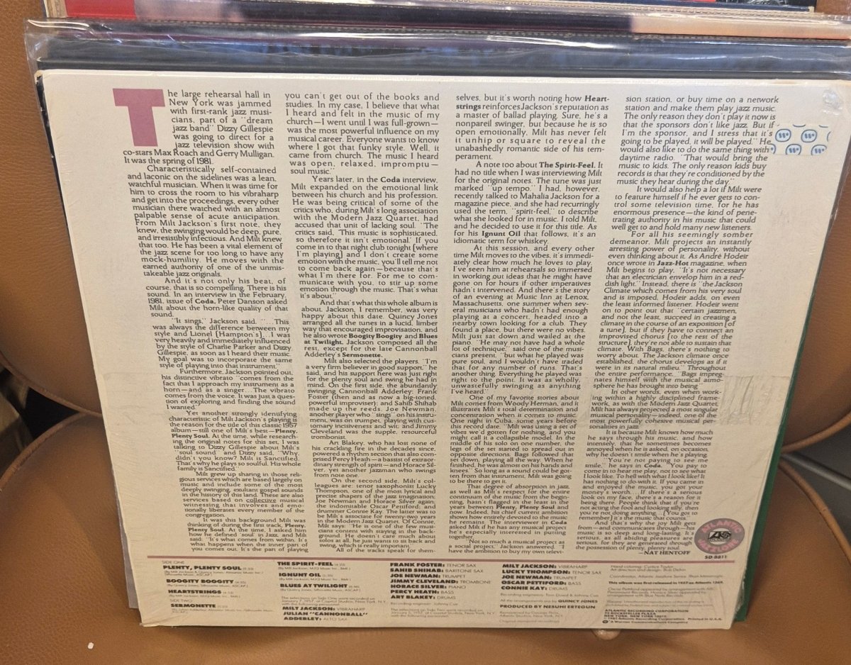 Milt Jackson - Plenty, Plenty Soul (Vinyl LP) - BØR BØRSONS BRUKTHANDEL