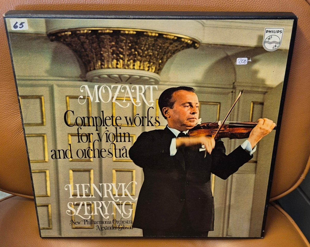 Mozart: Complete Works for Violin and Orchestra - Henryk Szeryng (4 LP Box Set) - BØR BØRSONS BRUKTHANDEL