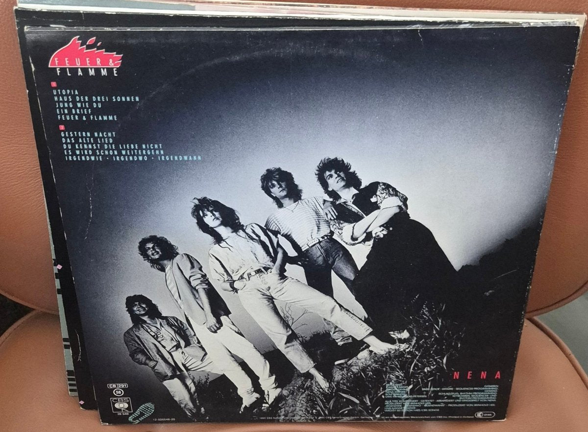 Nena - Feuer & Flamme (Vinyl LP, 1985) - BØR BØRSONS BRUKTHANDEL