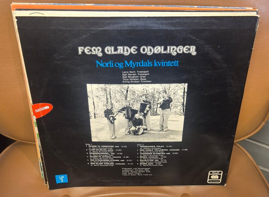 Norli og Myrdals kvintett - Fem glade Odølinger (LP) - BØR BØRSONS BRUKTHANDEL