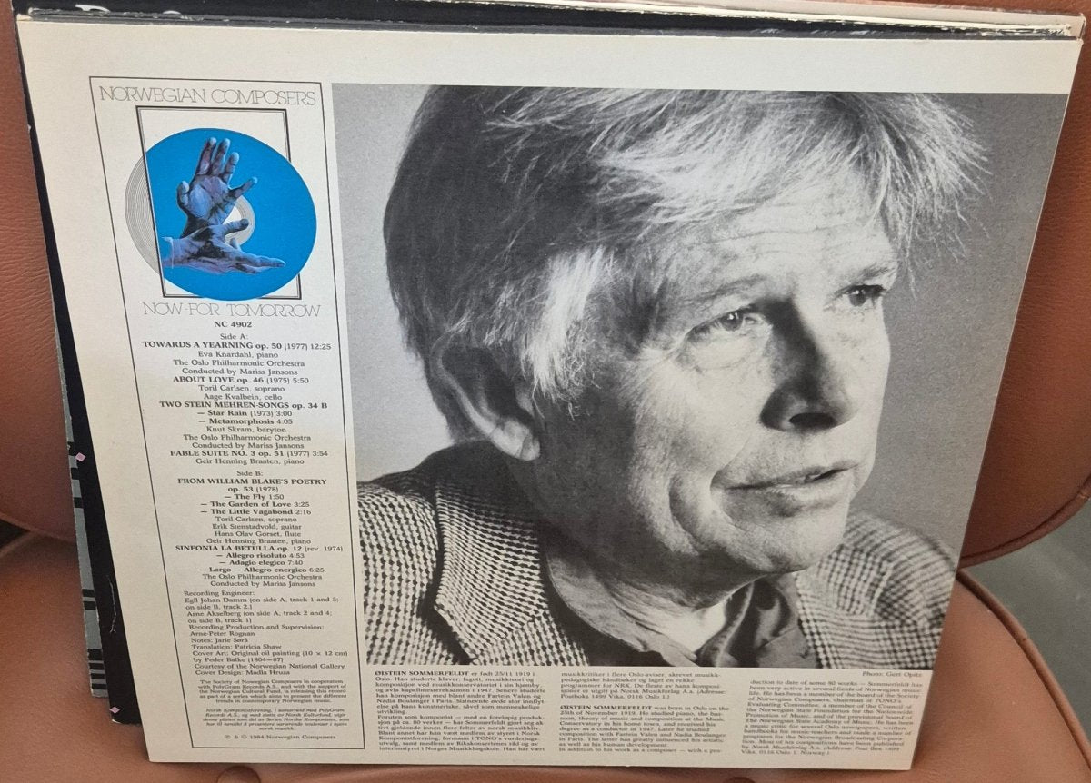Øistein Sommerfeldt - Now For Tomorrow (Vinyl LP) - BØR BØRSONS BRUKTHANDEL
