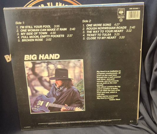 Ottar "Big Hand" Johansen - Big Hand (LP, 1987) - BØR BØRSONS BRUKTHANDEL