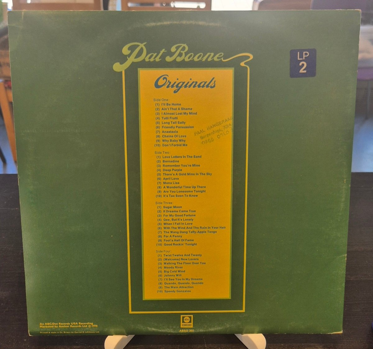 Pat Boone – Originals - BØR BØRSONS BRUKTHANDEL