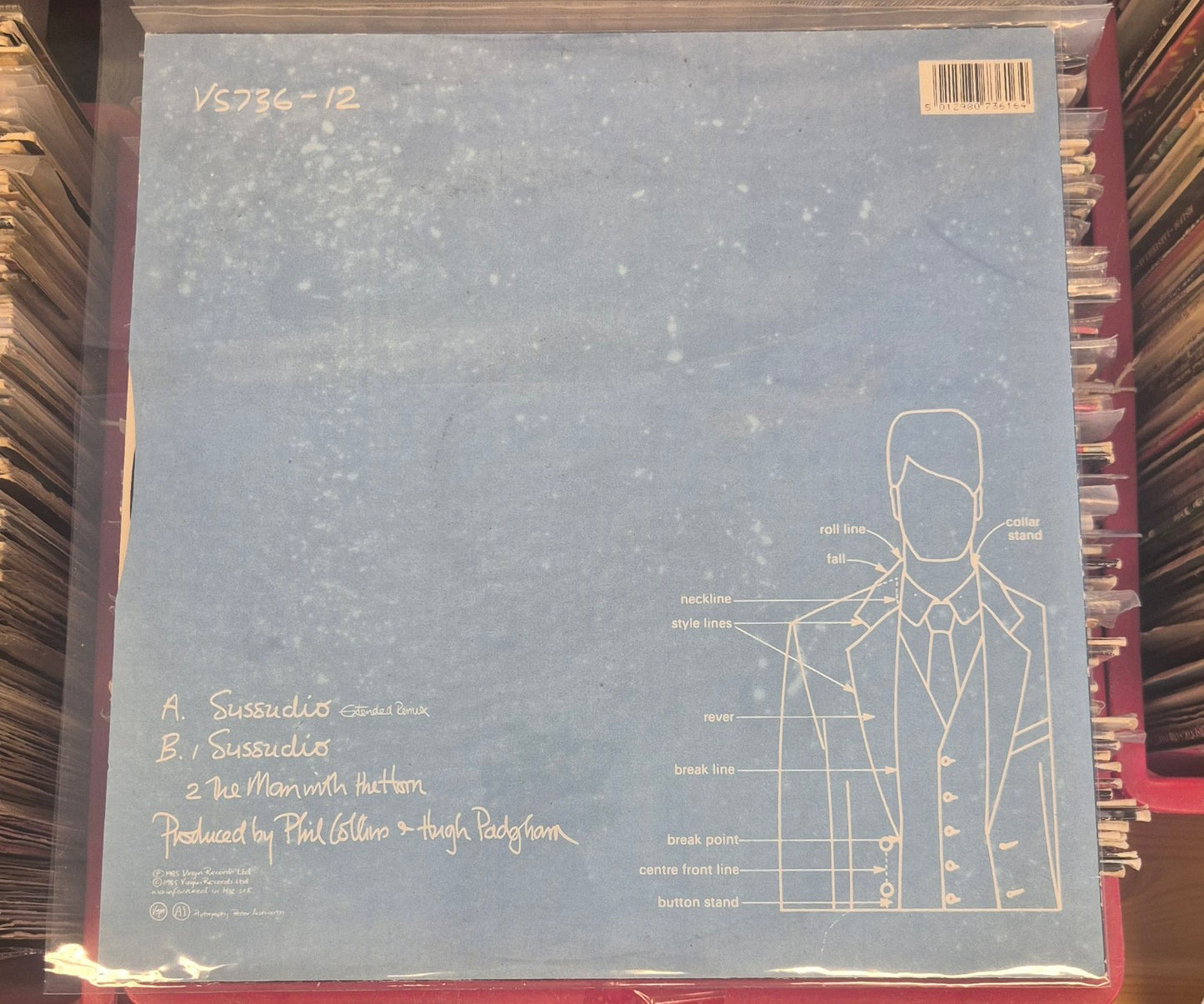 Phil Collins – Sussudio Extended Remix, bakside