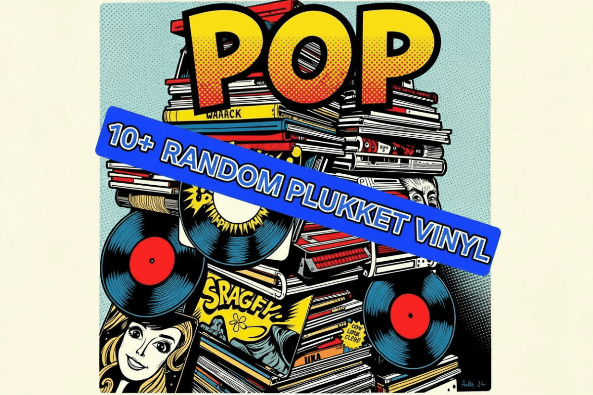 Pop – Overraskelsespakke med 10 vinylplater - BØR BØRSONS BRUKTHANDEL