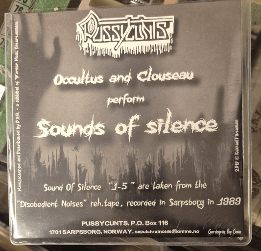 PUSSYCUNTS SOUND OF SILENCE 7" signed version - BØR BØRSONS BRUKTHANDEL