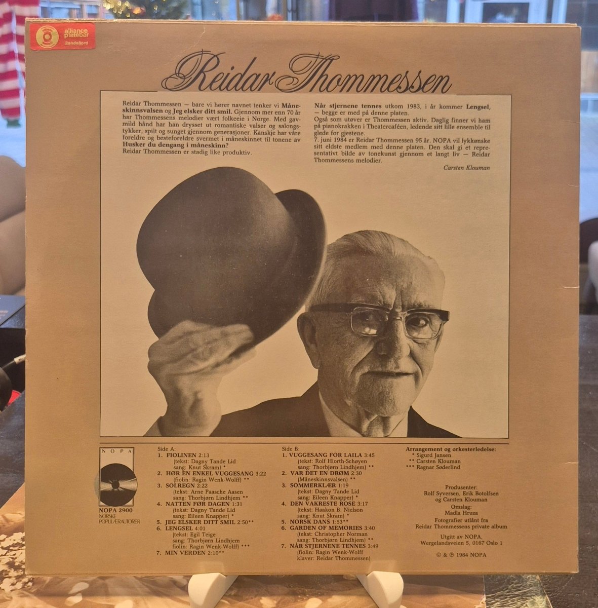 Reidar Thommessen – Div. Artister - BØR BØRSONS BRUKTHANDEL