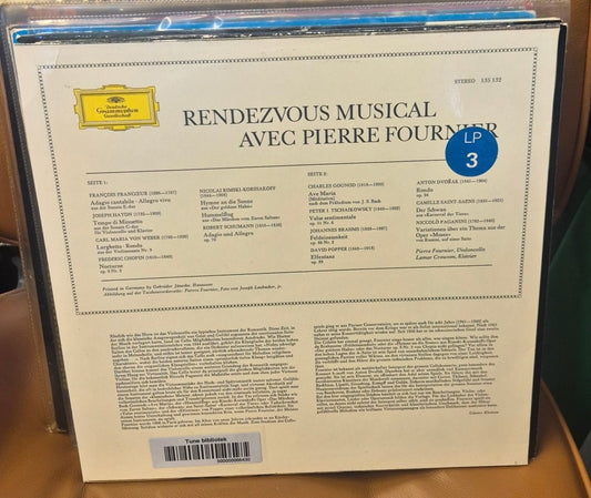 Rendezvous Musical avec Pierre Fournier (LP) - BØR BØRSONS BRUKTHANDEL