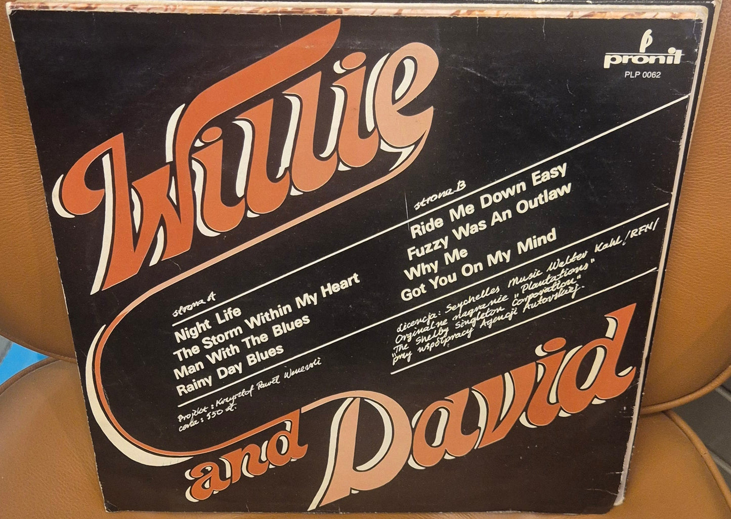 Willie Nelson And David Allan Coe – Willie And David (LP, Compilation, Pronit)