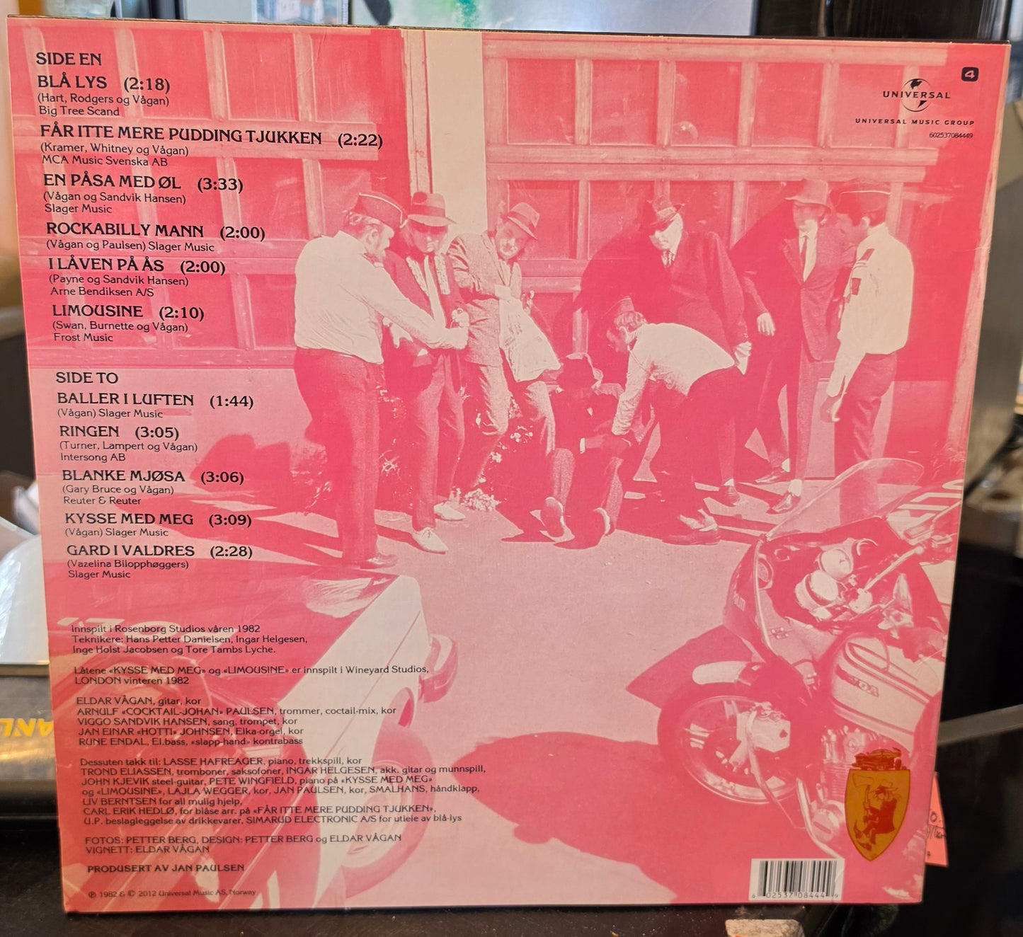Vazelina Bilopphøggers – Blå Lys (Vinyl LP, 2012-utgivelse)