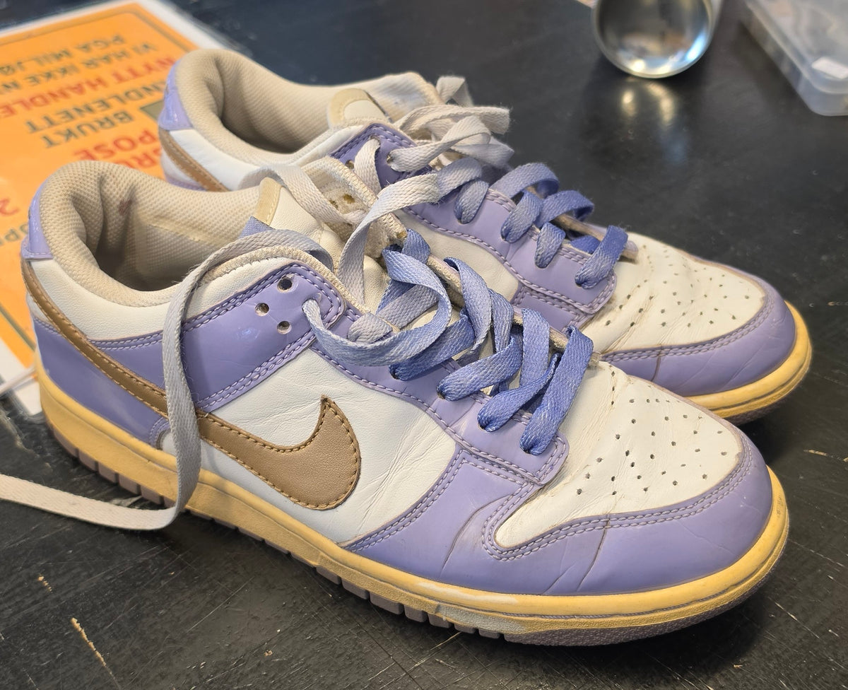 Nike Dunk Low Grape Cooler Vintage 05/06 – Hvit/Lilla – ca str. 40