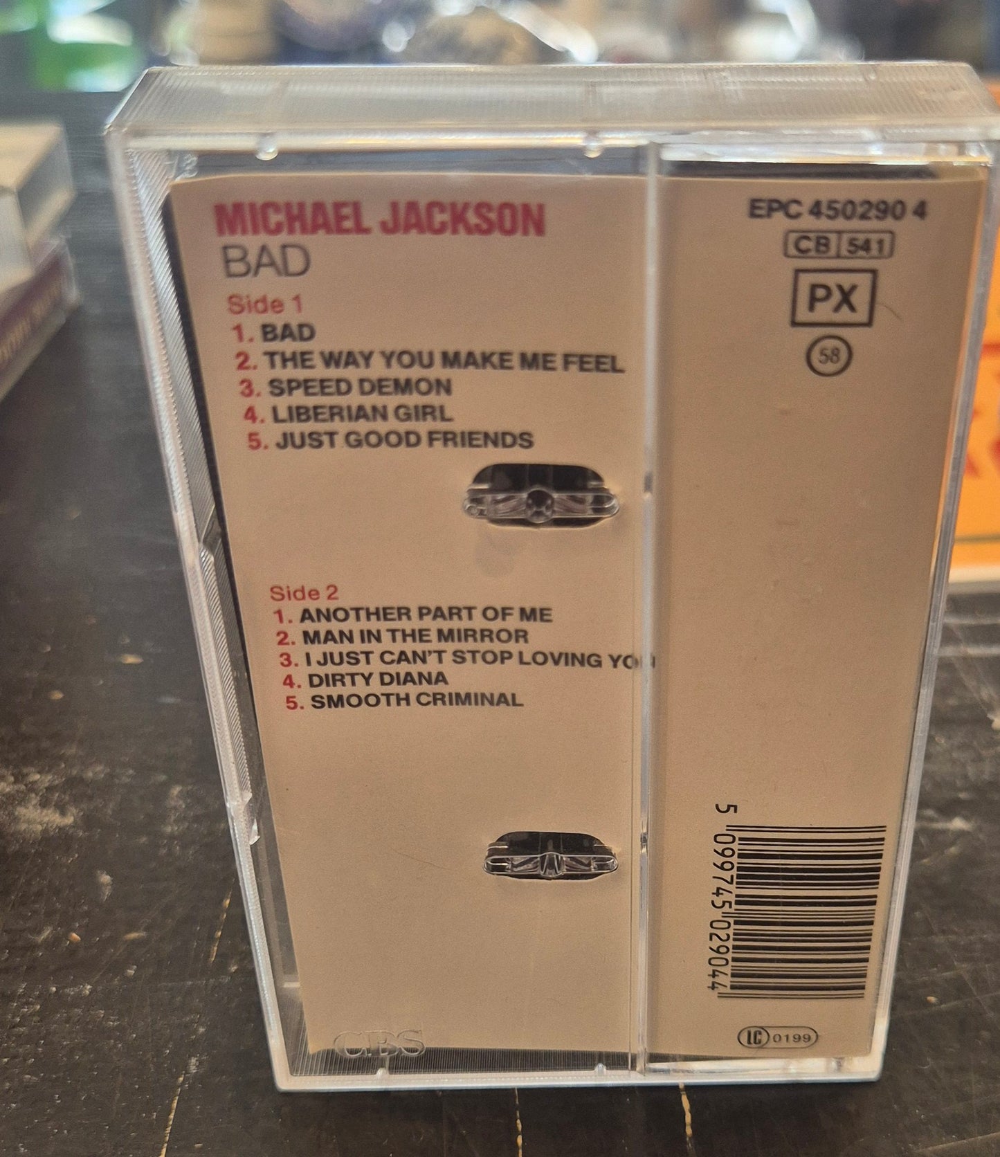 Michael Jackson - Bad (Kassett)
