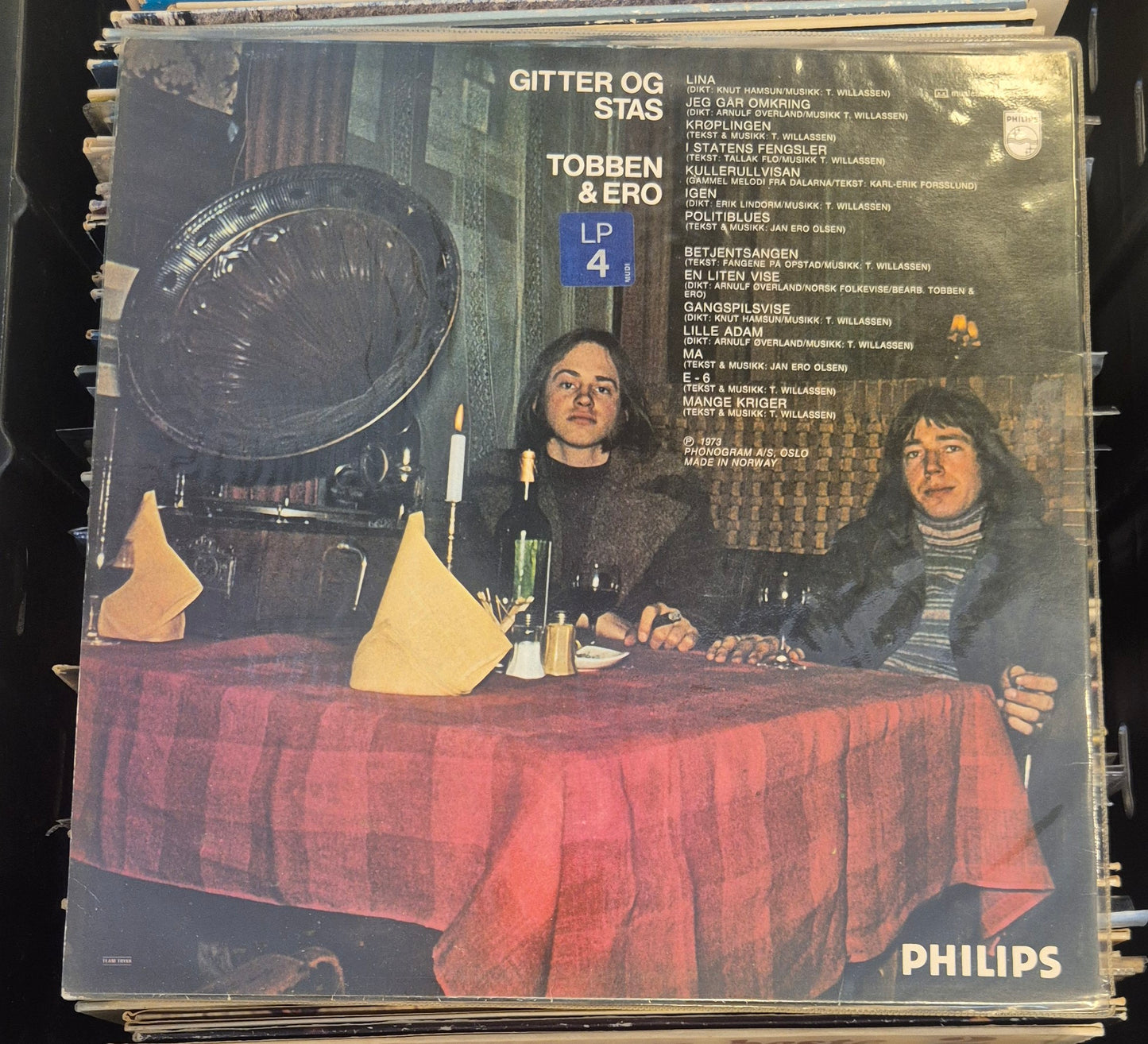Tobben & Ero - Gitter Og Stas (LP, 1973)