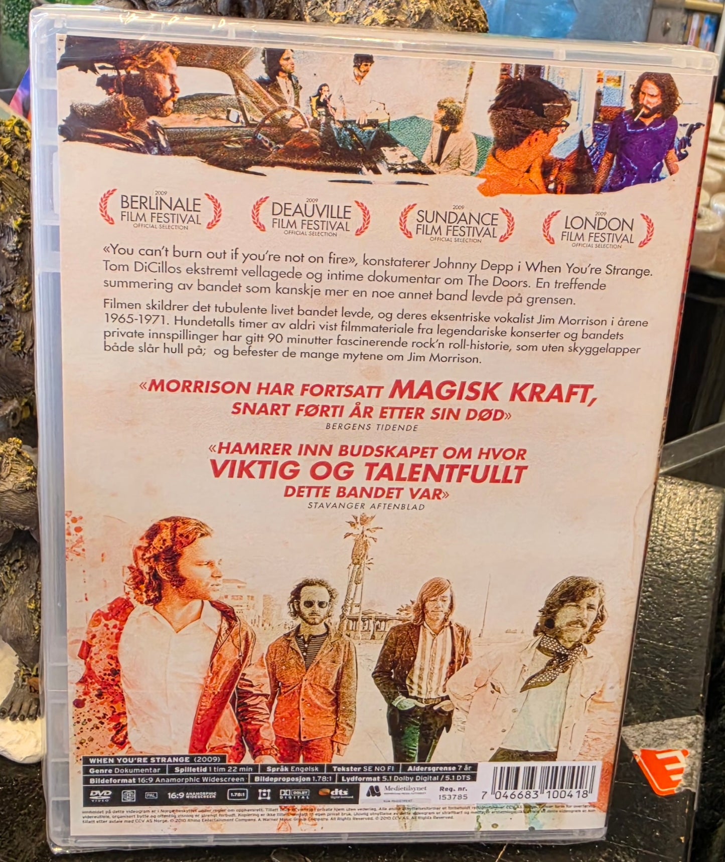 When You're Strange DVD (NY) – Dokumentar om The Doors, fortalt av Johnny Depp