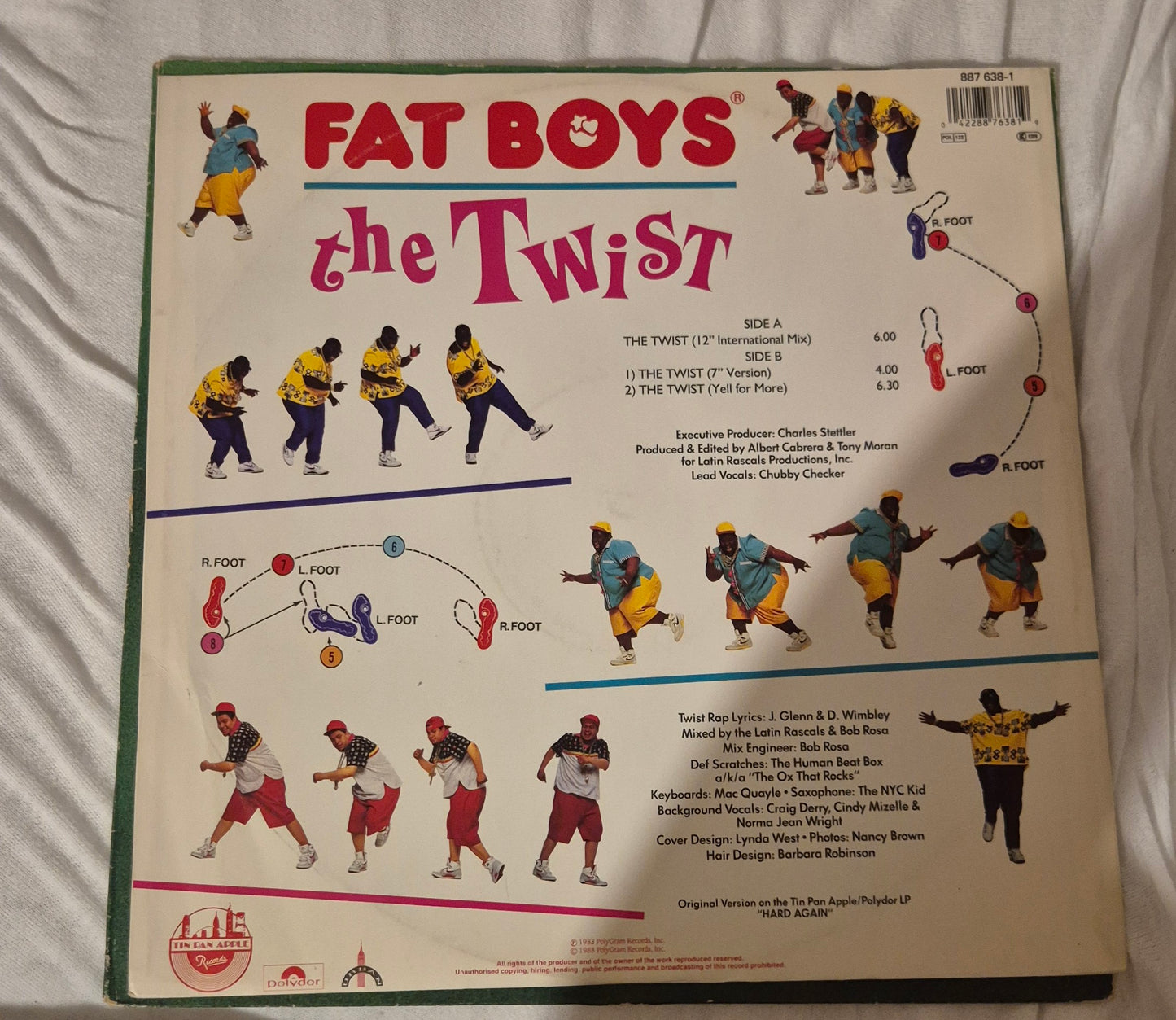 Fat Boys featuring Chubby Checker - The Twist (12" Vinyl Maxi-Single)