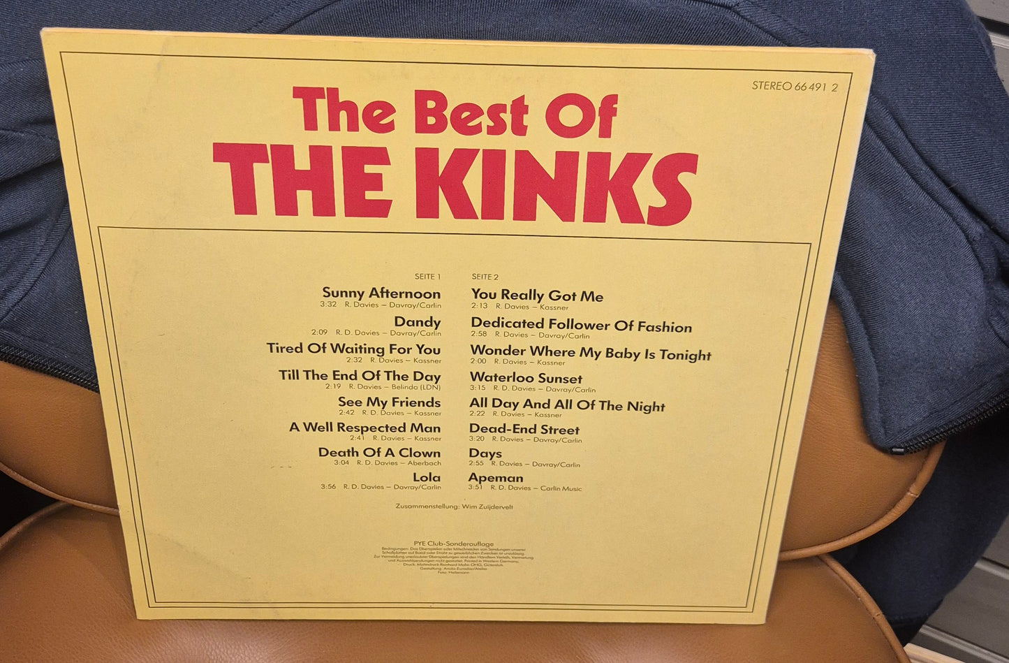 The Best Of The Kinks (Club Edition LP)