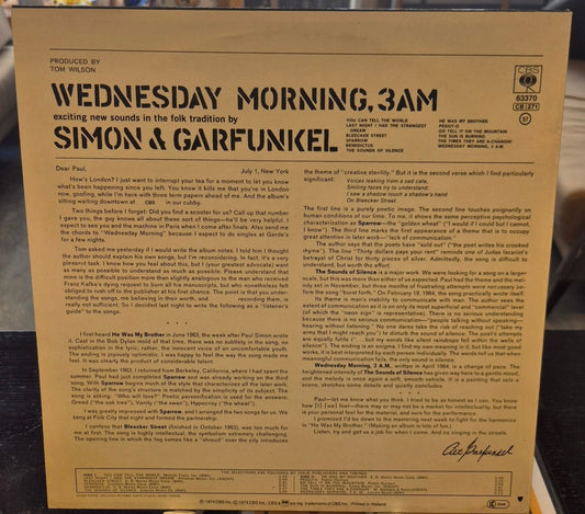Simon & Garfunkel - Wednesday Morning 3 A.M. - BØR BØRSONS BRUKTHANDEL