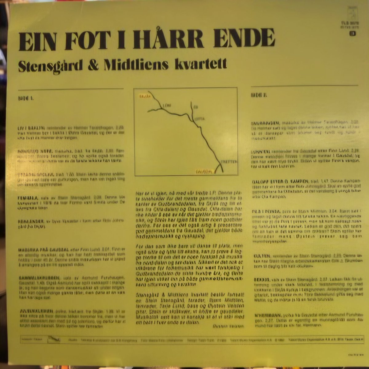 Stenegard & Midtliens Kvartett – En lit i harr ende - BØR BØRSONS BRUKTHANDEL