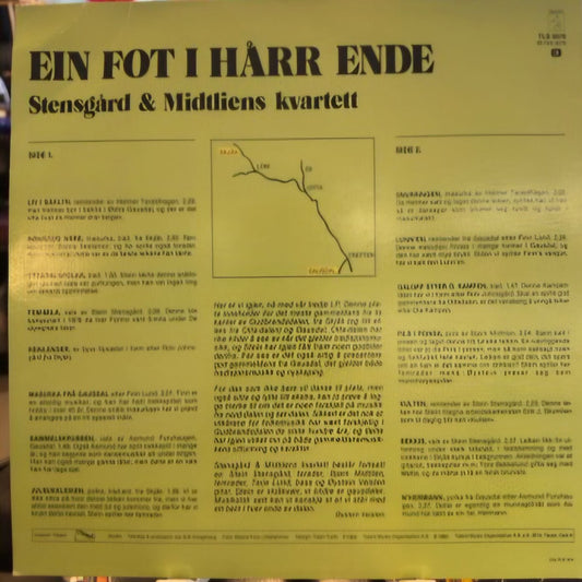 Stenegard & Midtliens Kvartett – En lit i harr ende - BØR BØRSONS BRUKTHANDEL