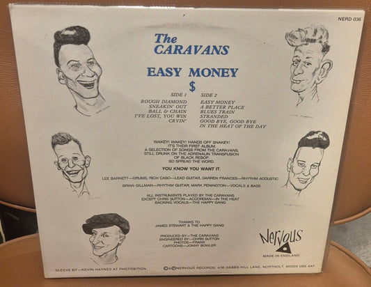 The Caravans – Easy Money LP (M=VG+) - BØR BØRSONS BRUKTHANDEL