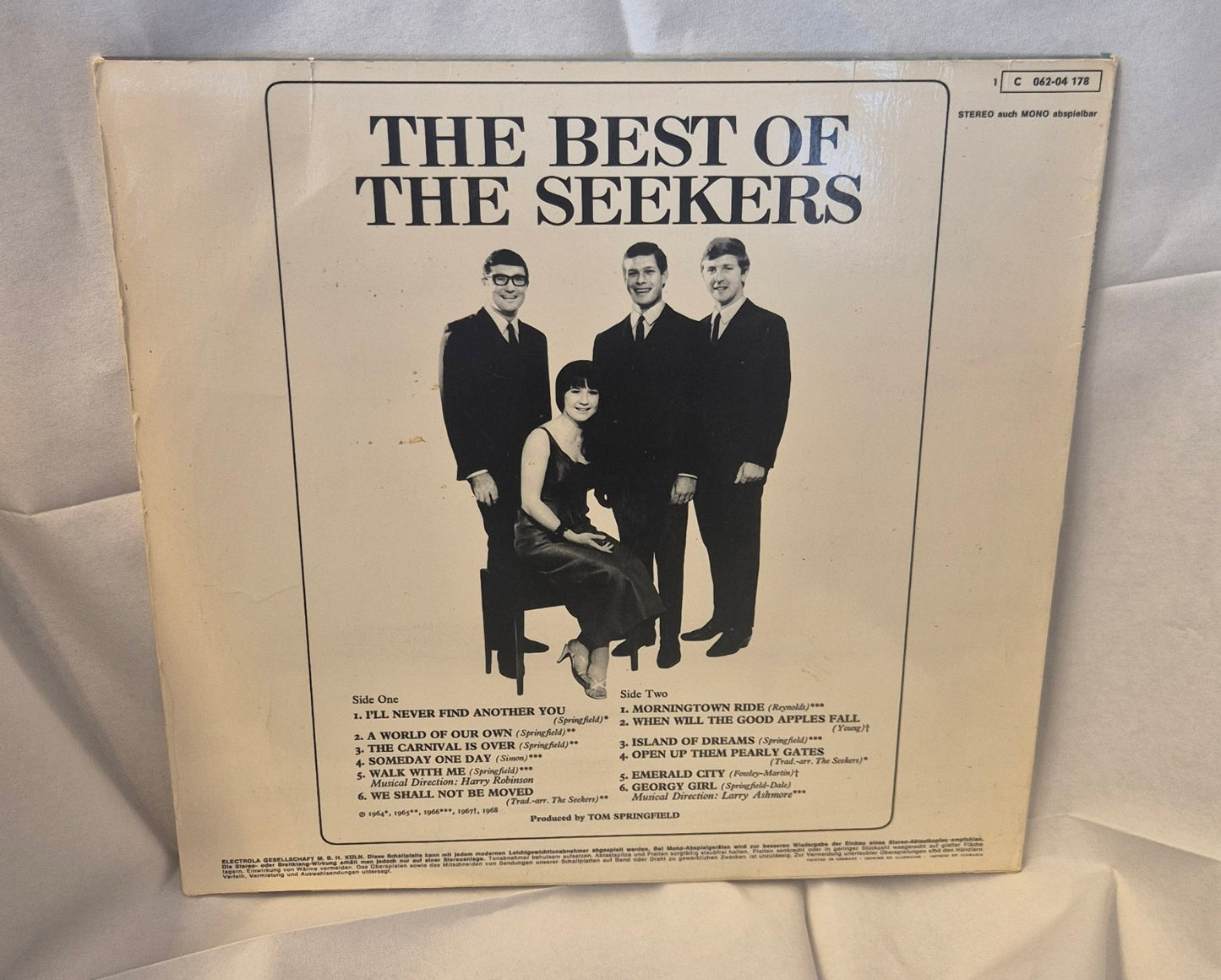 The Seekers – The Best of The Seekers LP bakside